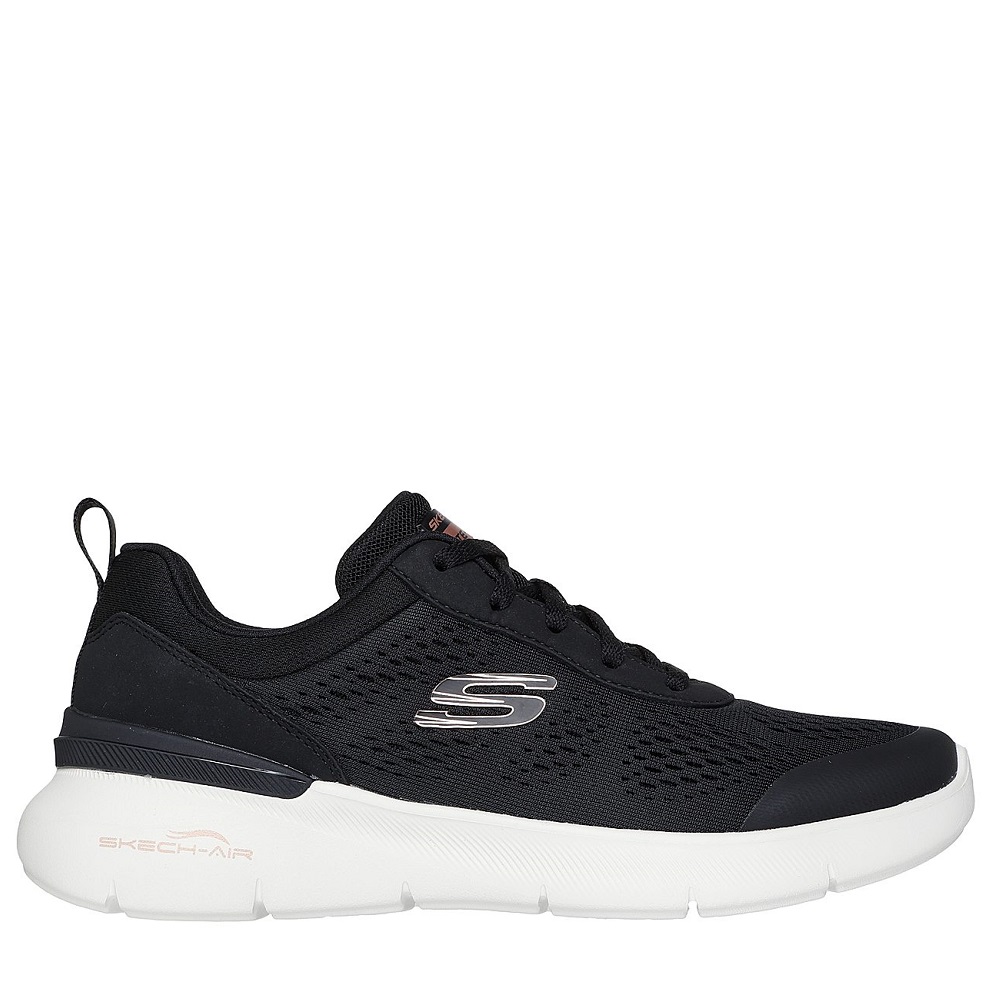 Skechers-Air Dynamight 2.0 - New Heights 150370-BKRG ΓΥΝΑΙΚΕΙΑ SNEAKER  BLACK/ROSE GOLD