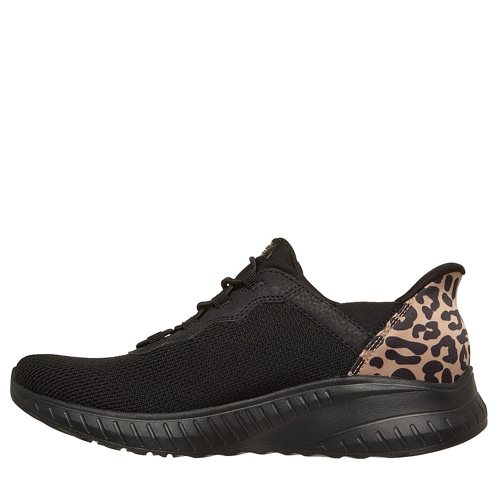 SKECHERS Γυναικεία Sneaker Μαύρα Bobs Squad Chaos - Seize The Hour 117499-BBK