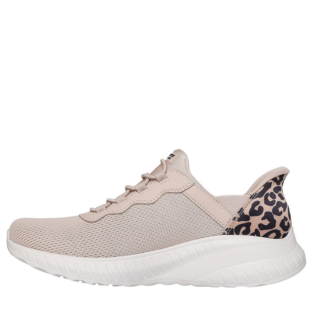 SKECHERS Γυναικεία Sneaker Μπέζ Bobs Squad Chaos - Seize The Hour 117499-NAT