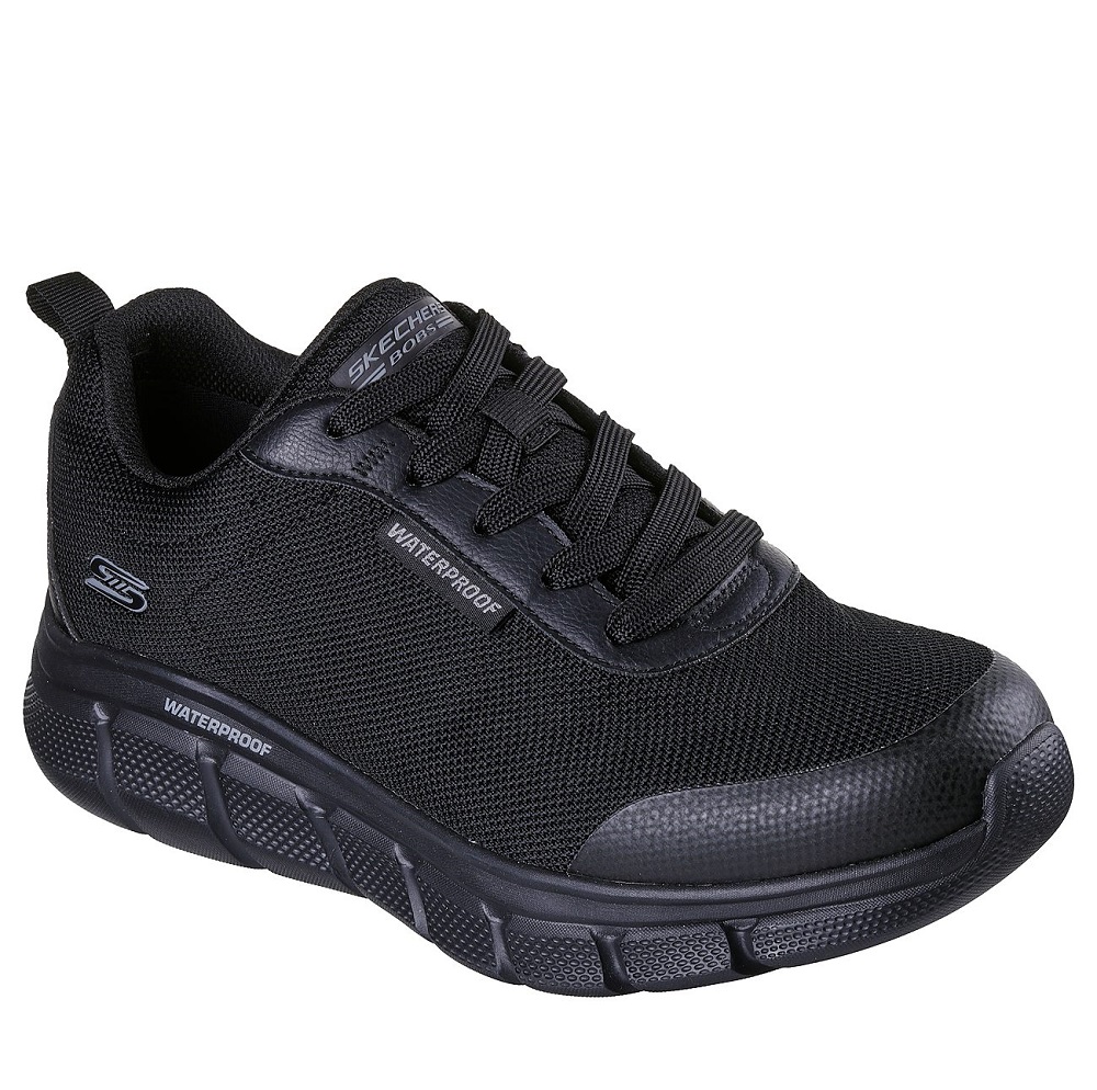 Ανδρικό  αδιάβροχο sneaker σε μαύρο χρώμα Skechers  118111/ΒΒΚ