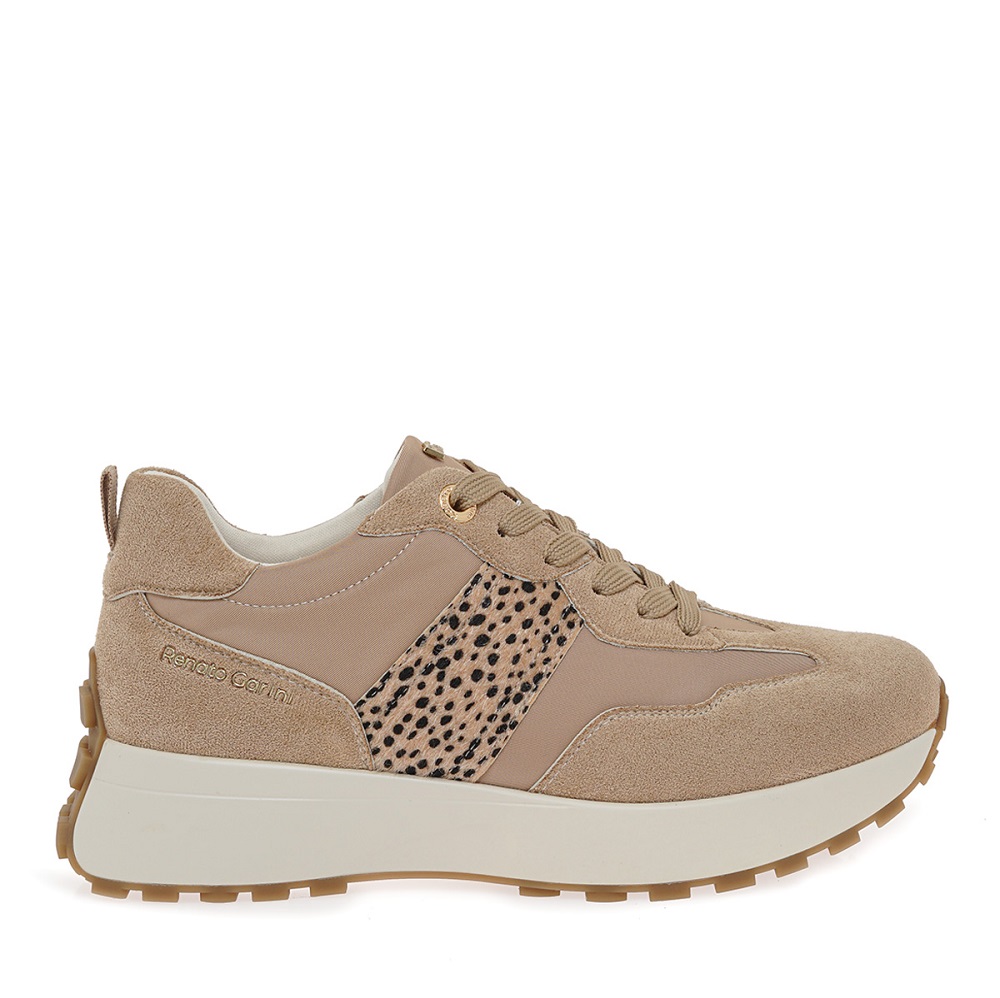 Γυναικείο sneaker σε μπέζ χρώμα Renato Garini  V119R70237Μ6 Collection FW 2025