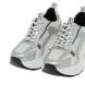 Γυναικείο sneaker σε ασπρο/ασημί χρώμα Renato Garini  V119R7453480-3