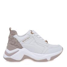 Γυναικείο sneaker σε ασπρο/λεοπάρ χρώμα Renato Garini  V119R340490Κ