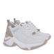 Γυναικείο sneaker σε ασπρο/λεοπάρ χρώμα Renato Garini  V119R340490Κ-1