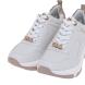 Γυναικείο sneaker σε ασπρο/λεοπάρ χρώμα Renato Garini  V119R340490Κ-3