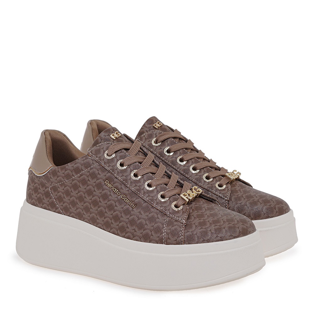 Γυναικείο sneaker σε πούρο χρώμα Renato Garini  V119R88535R4 Collection FW 2025