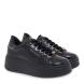 Γυναικείο sneaker σε μαύρο χρώμα  Renato Garini V119R8853Α76  Collection FW 2025-1