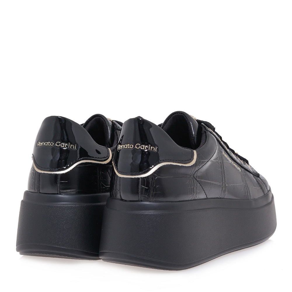 Γυναικείο sneaker σε μαύρο χρώμα  Renato Garini V119R8853Α76  Collection FW 2025