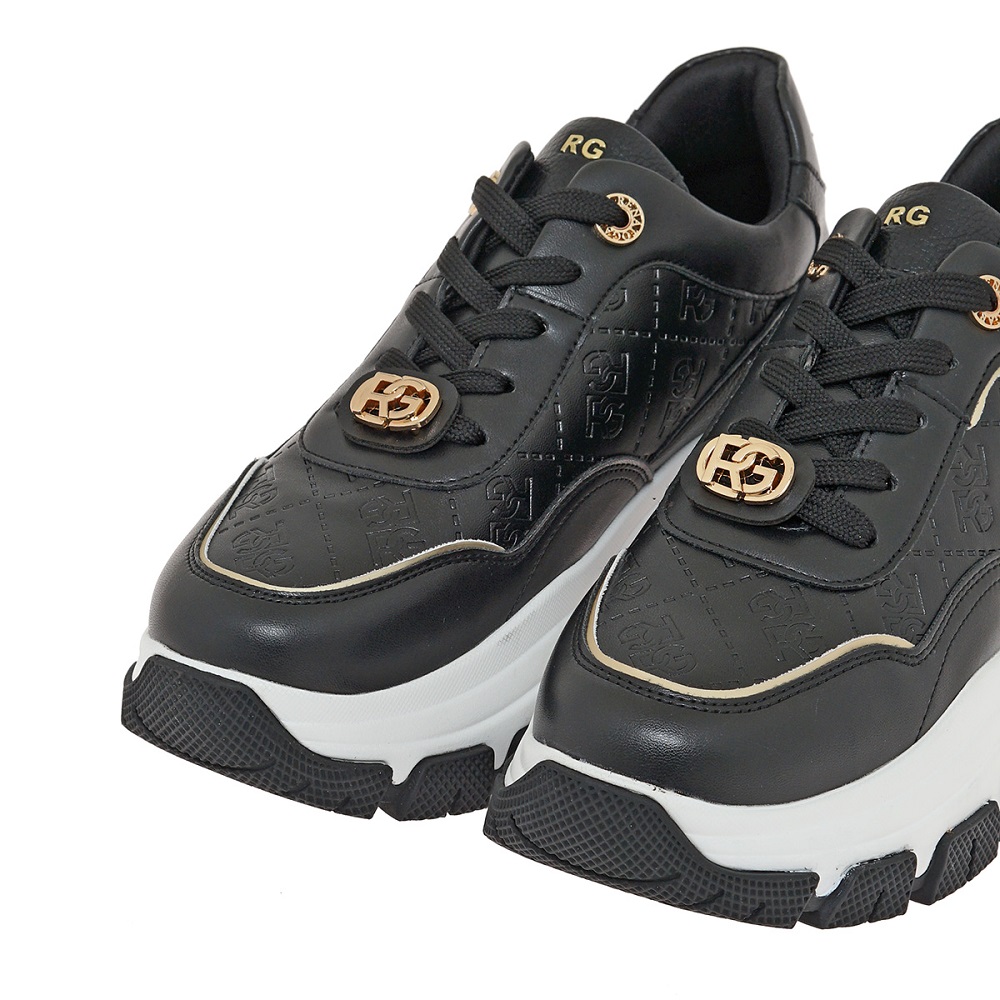 Γυναικείο sneaker σε μαύρο χρώμα  Renato Garini  V119R20034Ν3  36-41