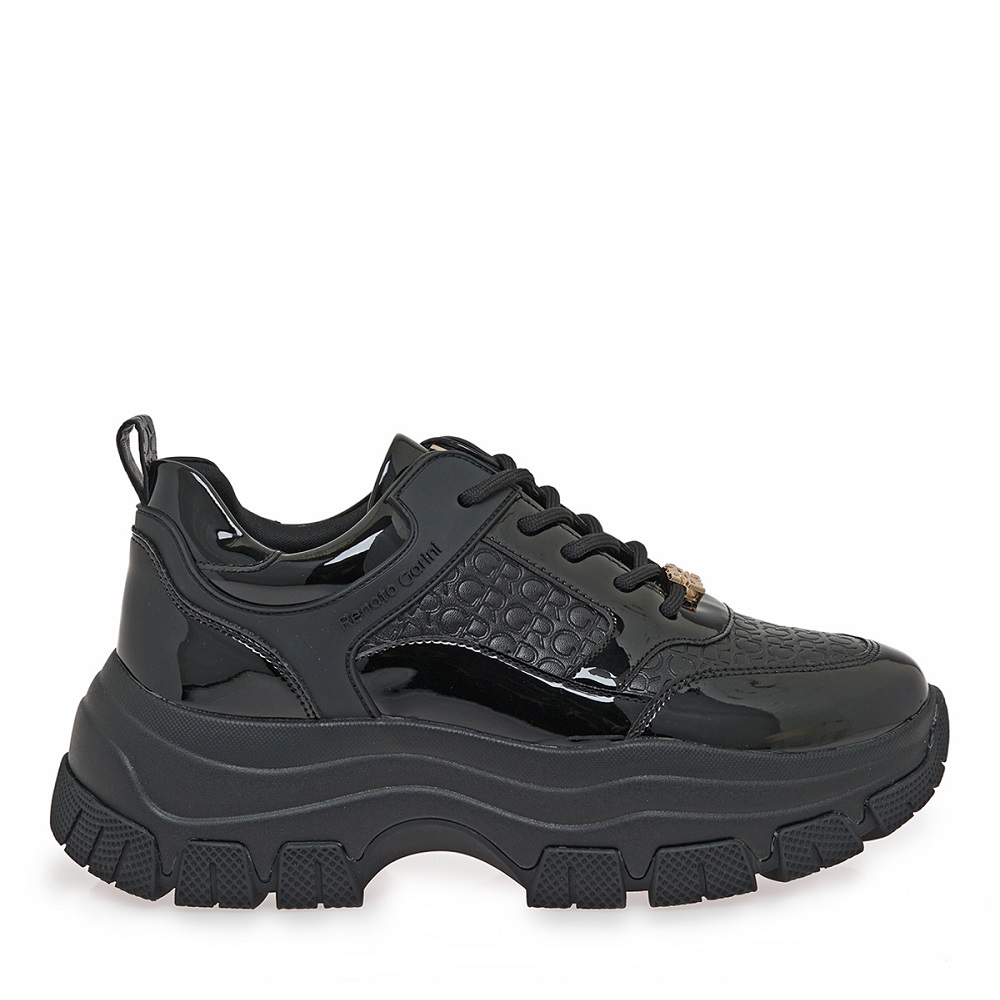Γυναικείο sneaker σε μαύρο χρώμα Renato Garini  V119R2933Β45