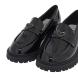 Loafer για κορίτσι σε μαύρο λουστρίνι Exe Kids  VΑ84W1022007  Collection FW 2025-3