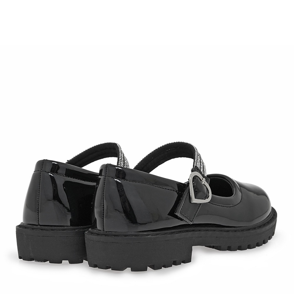 Μπαλαρίνα/Mary Jane για κορίτσι σε μαύρο λουστρίνι Exe Kids VΑ7007891007