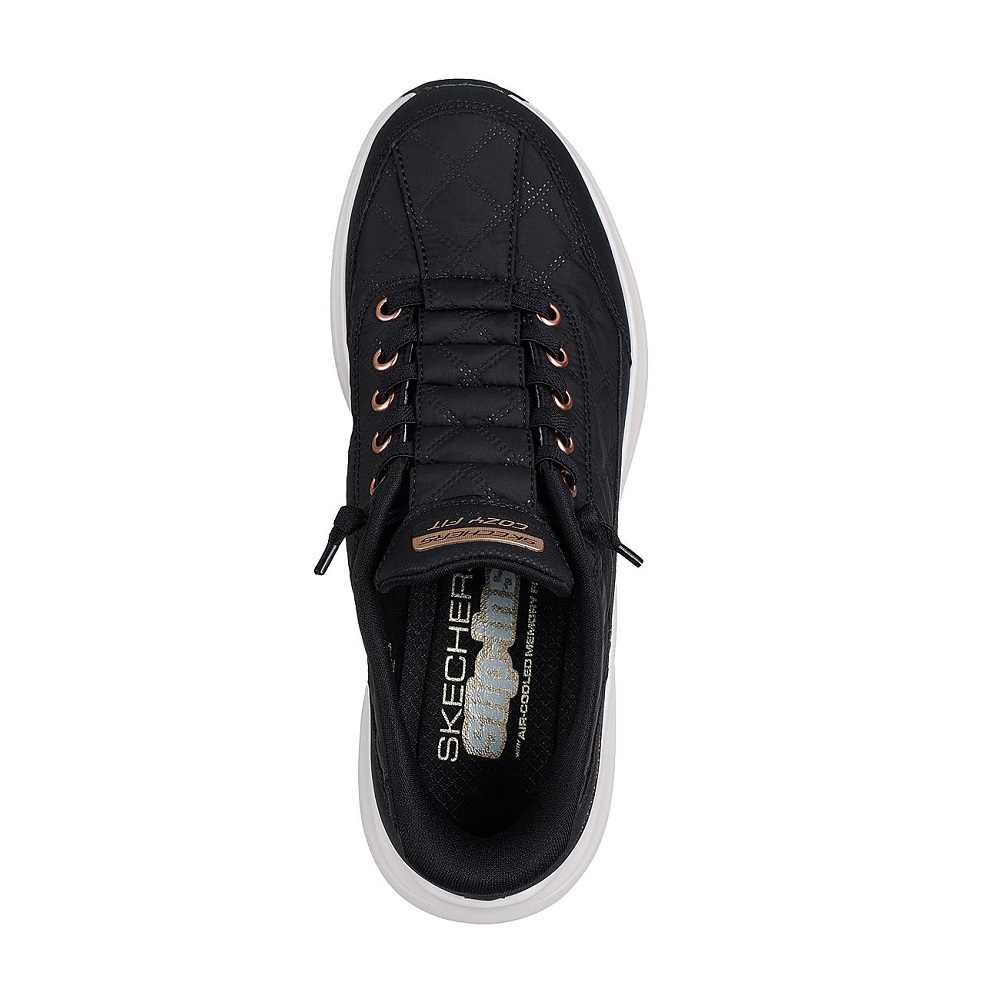 Γυναικείο sneaker σε μαύρο χρώμα Skechers 150413-ΒΚRG Collection FW 2025