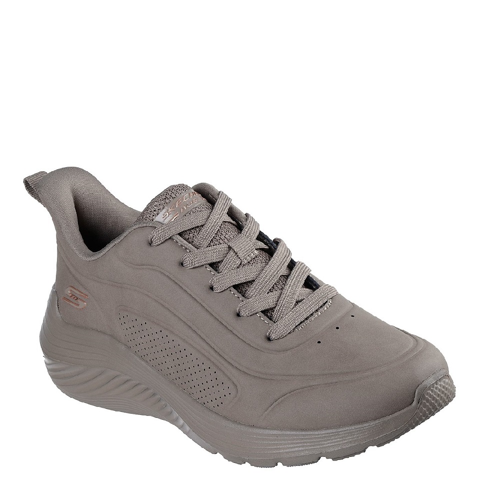 Γυναικείο sneaker σε ταουπε χρώμα Skechers Bob Squad Waves Just Wading 117485-TPE NATURAL