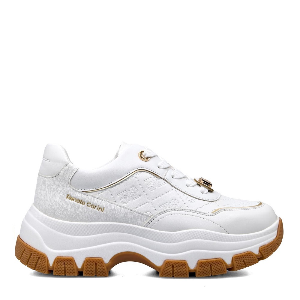 Γυναικείο sneaker σε ασπρο χρώμα Renato Garini  V119R20034Ν2 Collection FW 2025