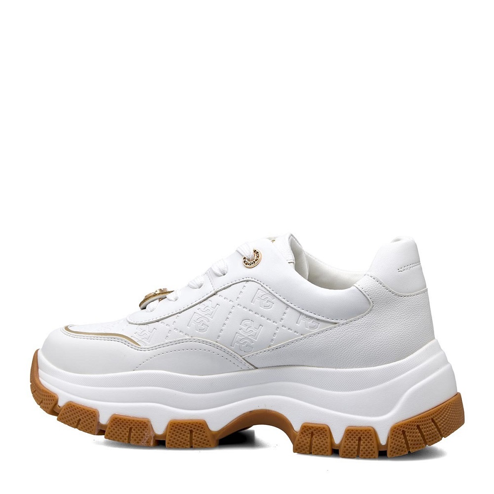 Γυναικείο sneaker σε ασπρο χρώμα Renato Garini  V119R20034Ν2 Collection FW 2025