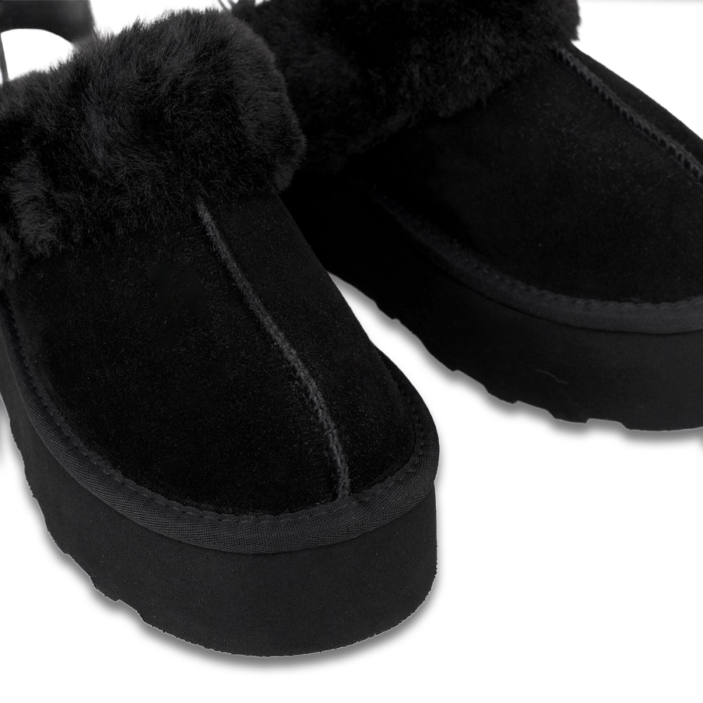 Γυναικείο slipper σε μαύρο χρώμα Renato Garini  V439W1532004 Collection FW 2025