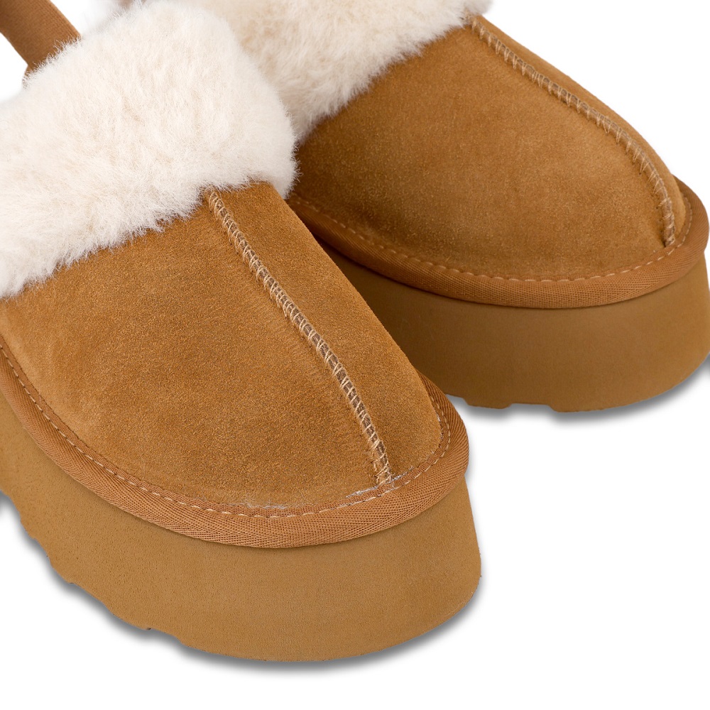 Γυναικείο slipper σε ταμπά χρώμα Renato Garini  V439W1532004 Collection FW 2025
