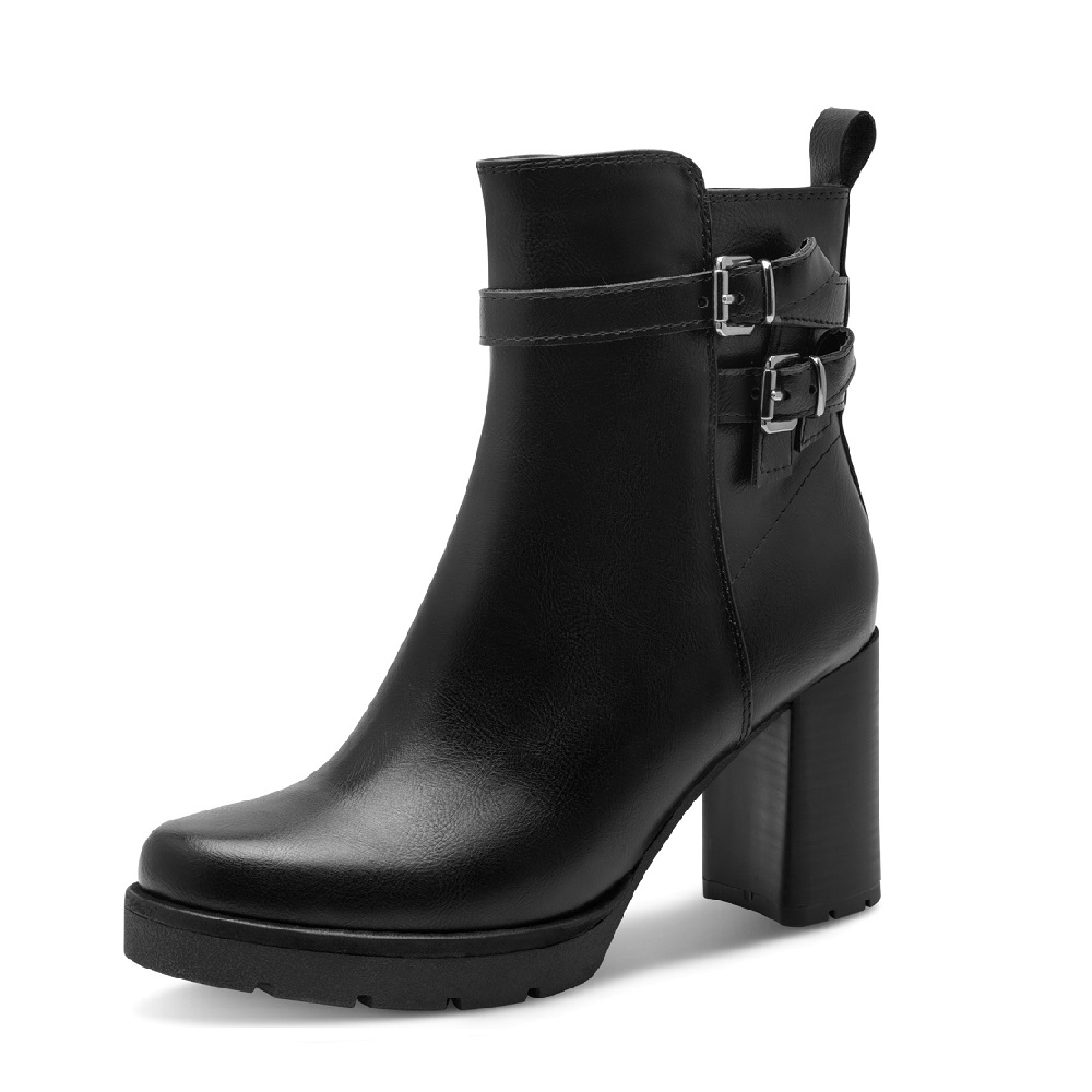 Γυναικείο μποτάκι σε μαύρο χρώμα Marco Tozzi  2-25498-45  001 Collection FW 2025