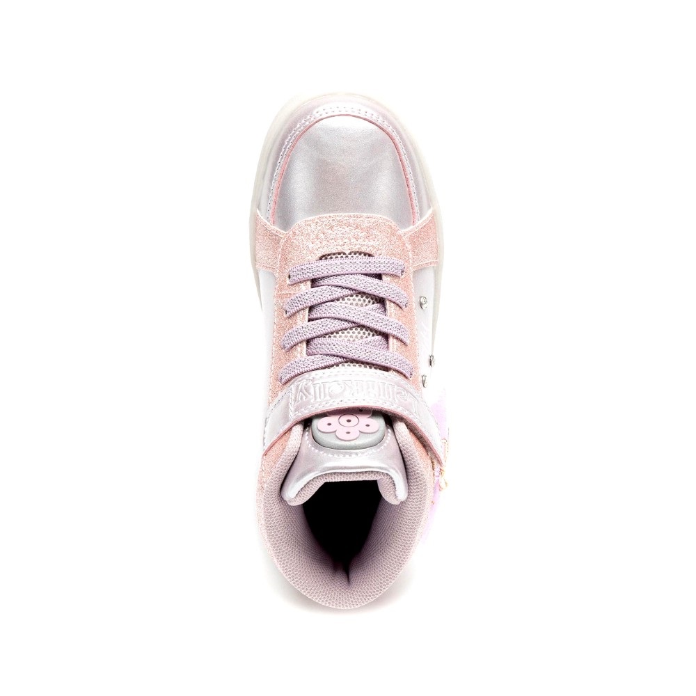 Lelli Kelly παιδικά sneaker μποτάκια για κορίτσια LKAA5212-RO01 σε Ασημί - Ροζ χρώμα