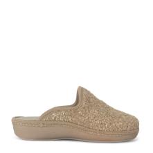 Γυναικεία χειμερινή παντόφλα σε μπέζ χρώμα Adams Shoes  1-754-25512-25