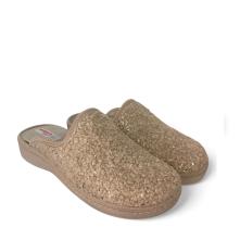 Γυναικεία χειμερινή παντόφλα σε μπέζ χρώμα Adams Shoes  1-754-25512-25 2