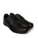 Ανδρικό ανατομικό μοκασίνι δέρμα δετό σε μαύρο χρώμα IMAC  ΙΜΑ/851460  Collection FW 2025-1