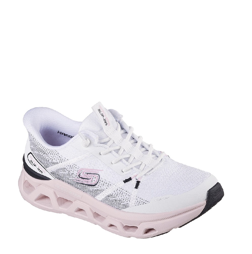 Γυναικείο sneaker σε λευκό χρώμα  Skechers Glide Step  150513-WΒΡΚ Collection FW 2025
