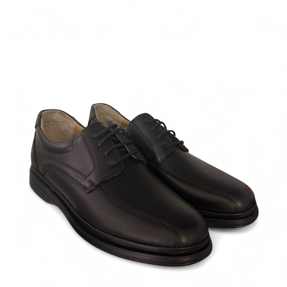 Ανδρικό δετό δερμάτινο μοκασίνι IlL Mondo Comfort 37301 Collection FW 2025