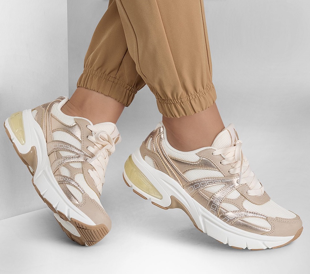 Skechers Stellar 90 177357-RSGD Γυναικεία Sneaker  Εκρού
