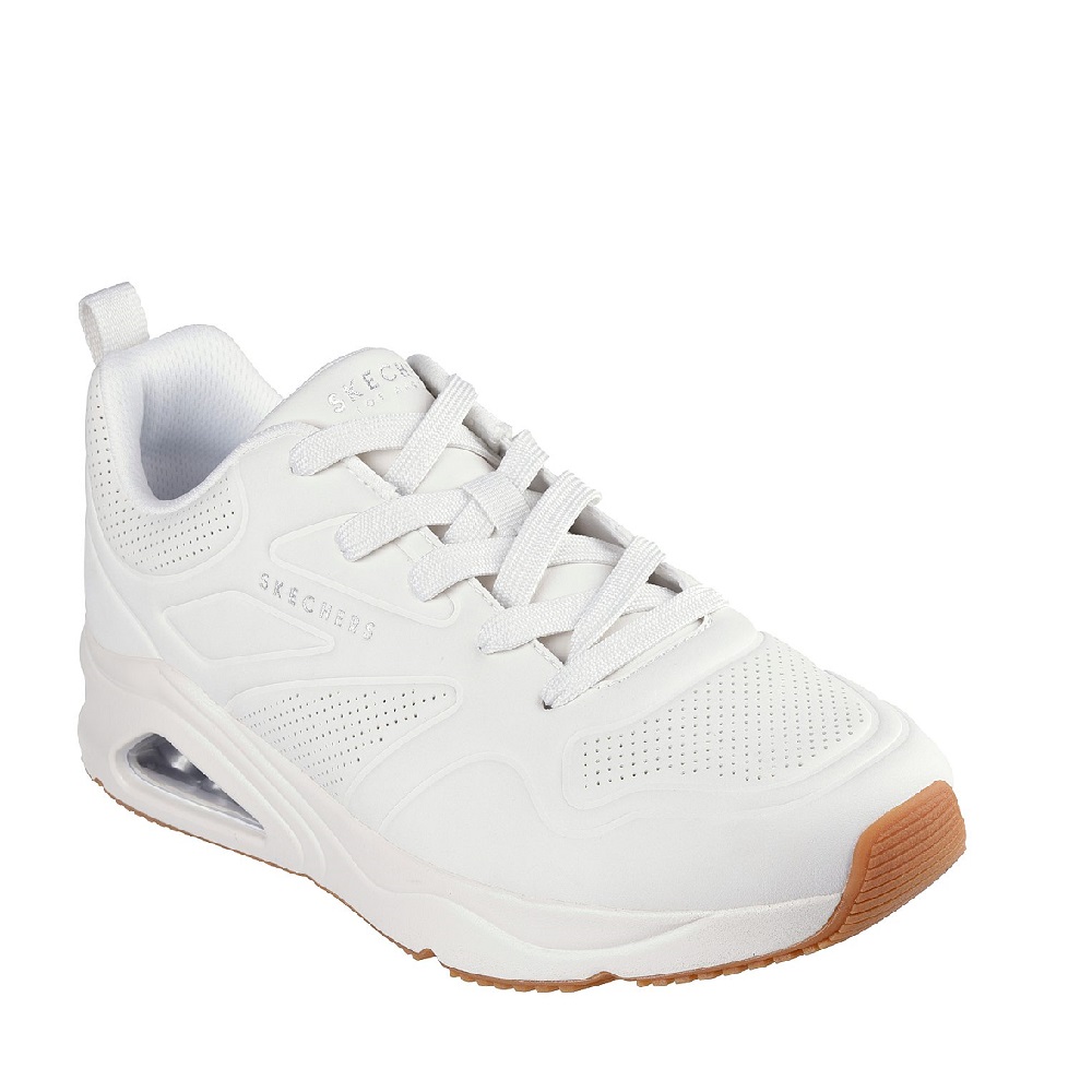 Skechers Tres-Air Uno Casairal Ανδρικό Sneaker 183090-WHT