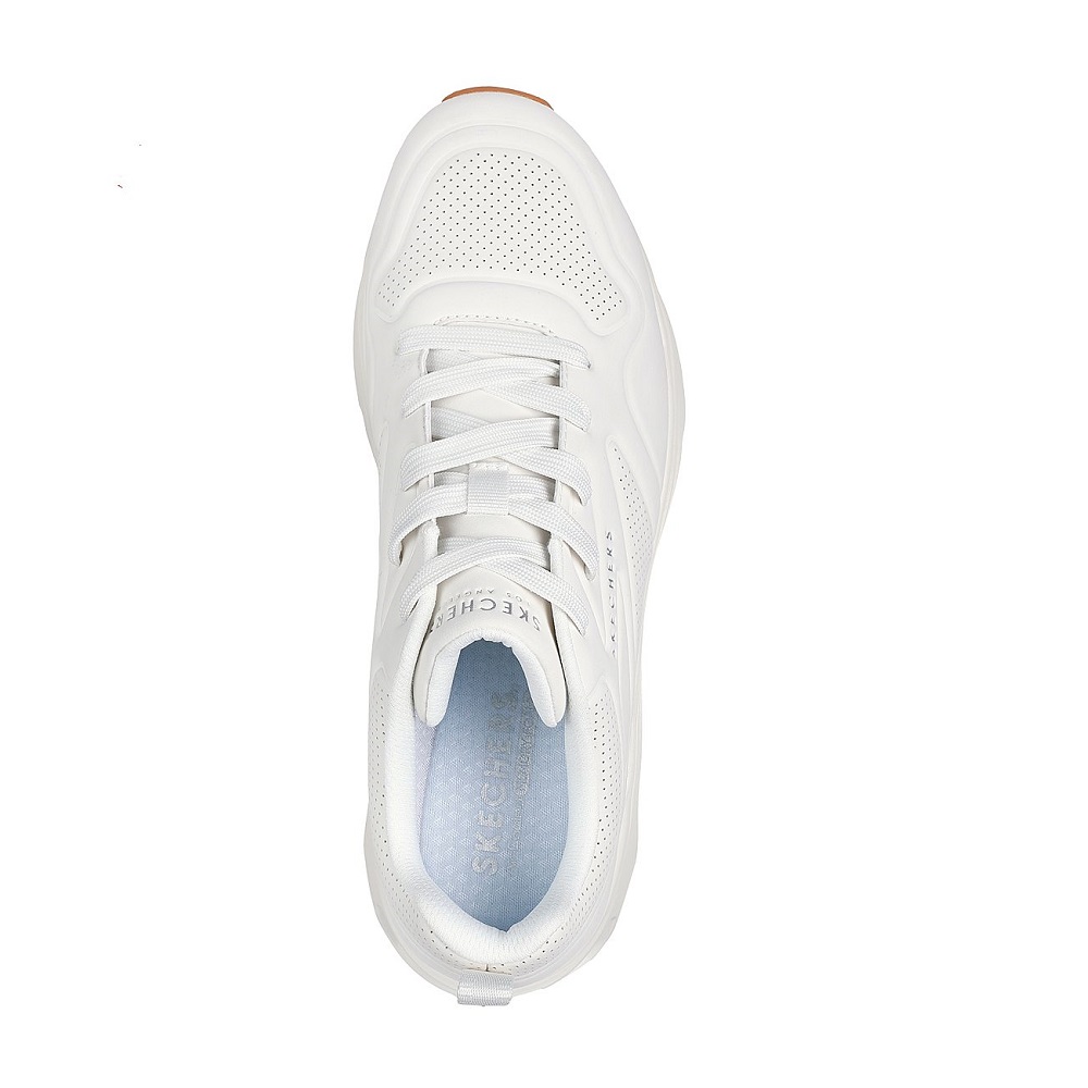 Skechers Tres-Air Uno Casairal Ανδρικό Sneaker 183090-WHT