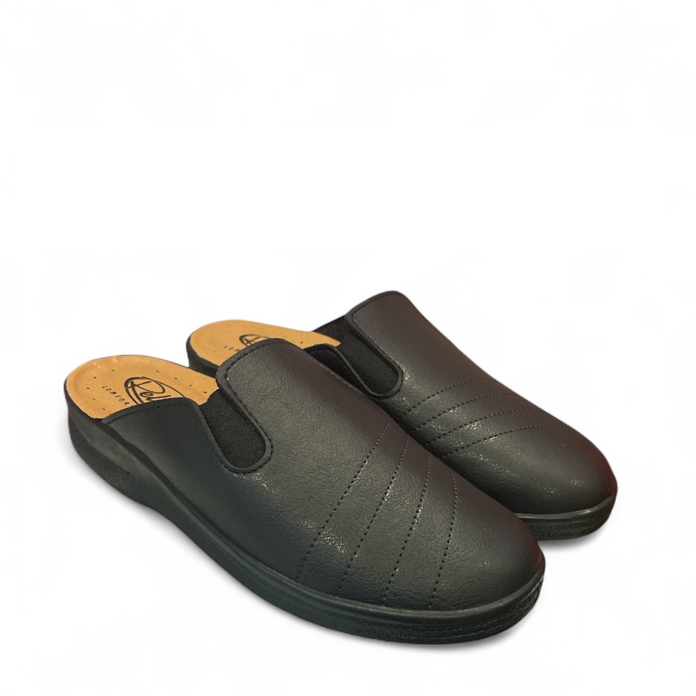 Γυναικεία παντόφλα σε μαύρο χρώμα il Mondo Comfort 10P