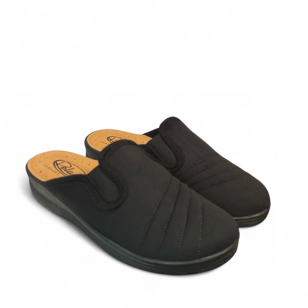 Γυναικεία παντόφλα σε μαύρο χρώμα il Mondo Comfort 10P