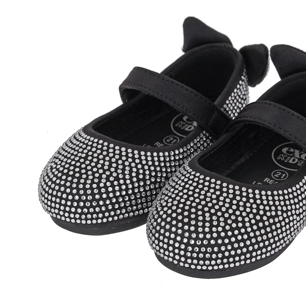 Μπαλαρίνα για κορίτσι σε μαύρο χρώμα EXE Kids VΑ70023211S2  Collection FW 2025