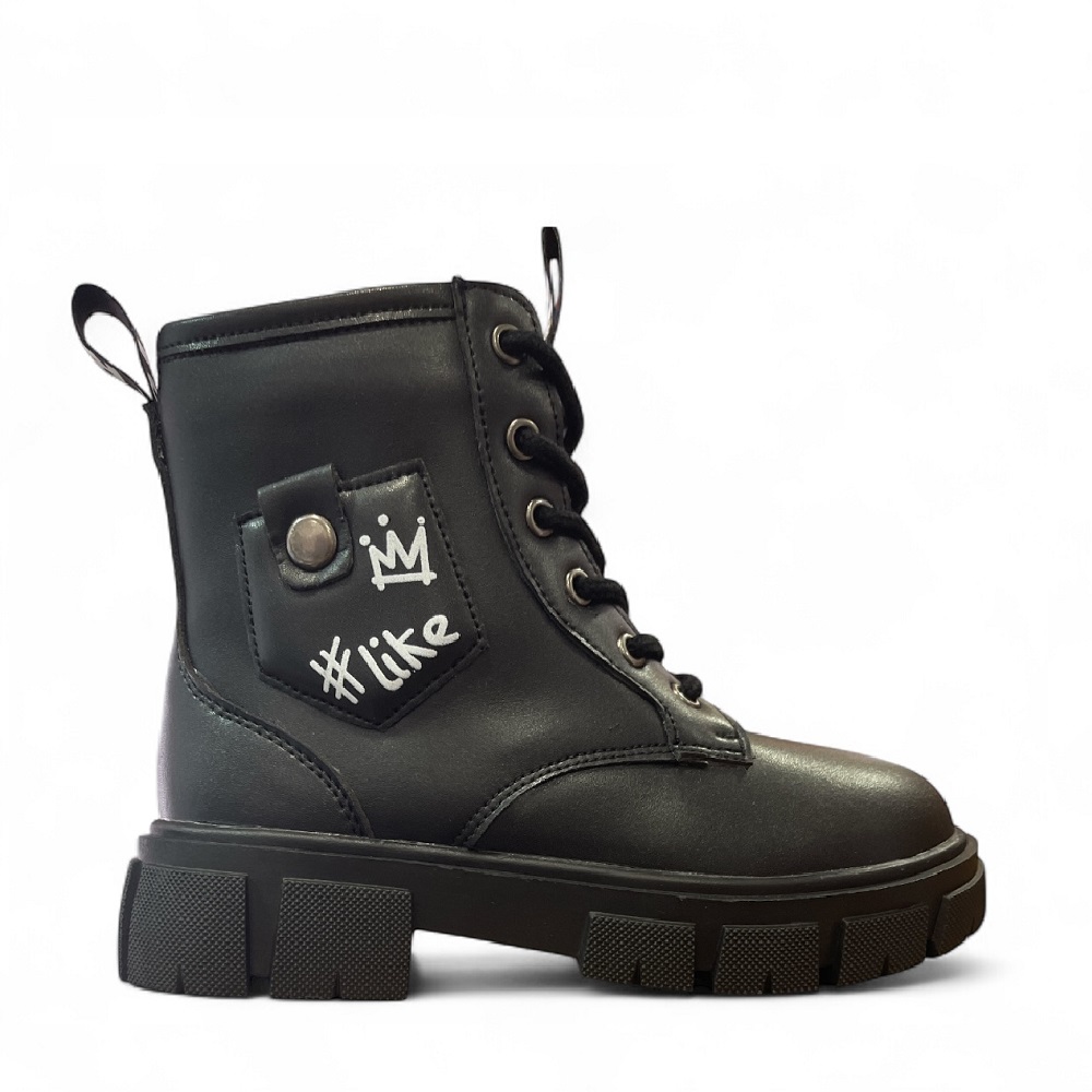 Μποτάκι αρβυλο για κορίτσι σε μαύρο χρώμα Renato Garini  VΑ7003882001  Collection FW 2025