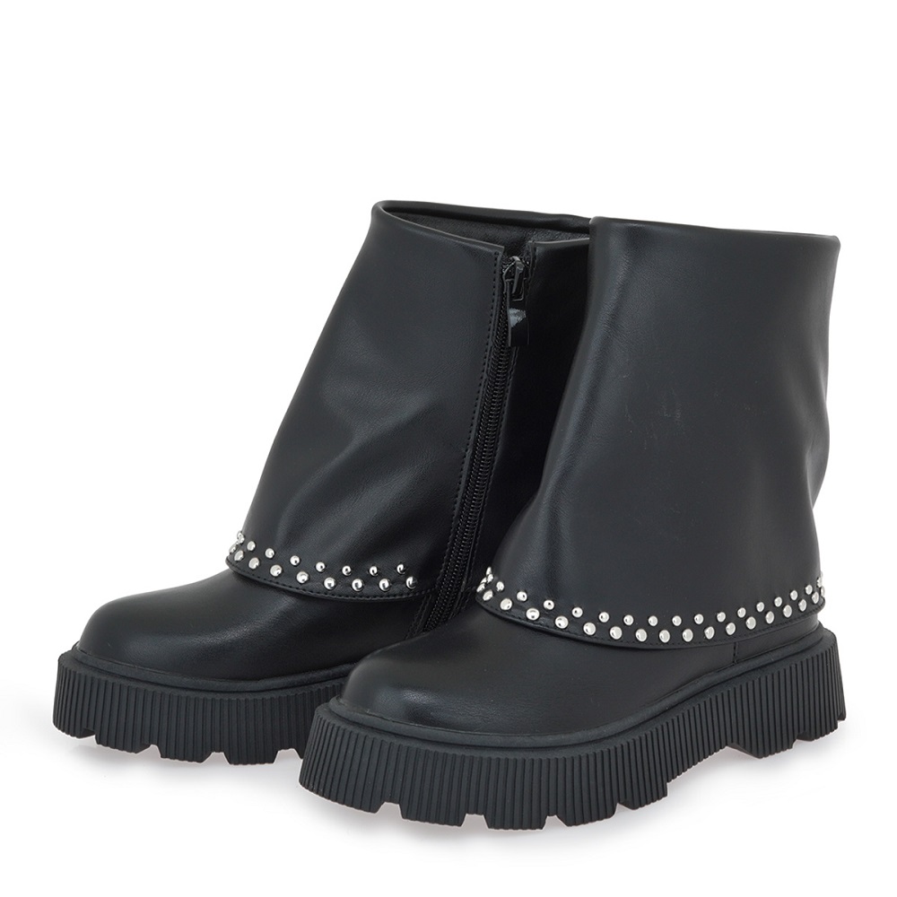 Μποτάκια σε μαύρο χρώμα για κορίτσι Renato Garini  VΑ21U5232001  Collection FW 2025