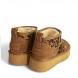 Γυναικείο μποτάκι δέρμα Renato Garini V332E8032869 leopard pony Collection FW 2025-2