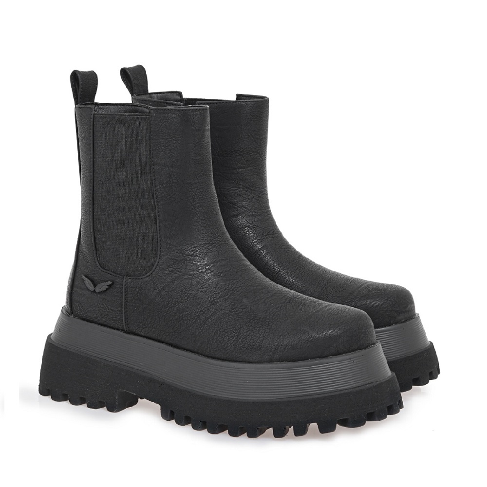 Γυναικείο μποτάκι σε μαύρο χρώμα Dragon & Blaze  V354R7703001 Collection FW 2025