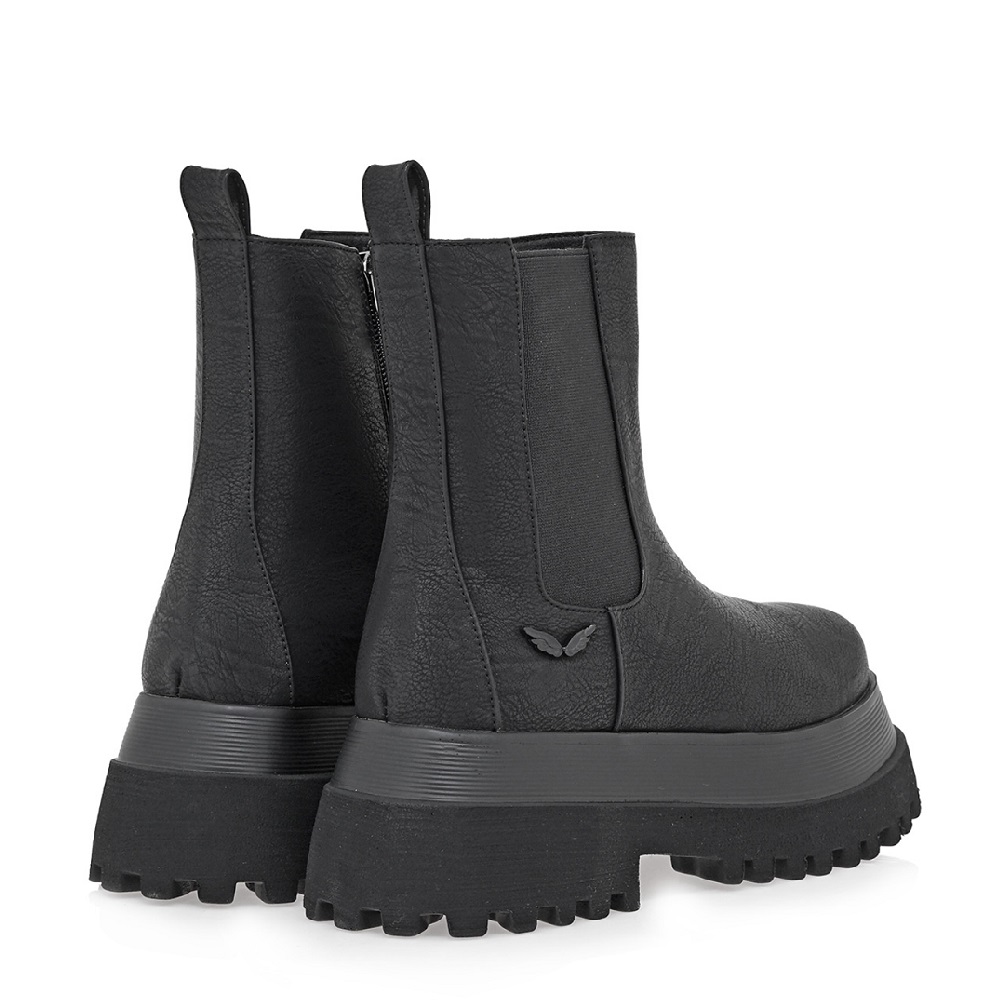 Γυναικείο μποτάκι σε μαύρο χρώμα Dragon & Blaze  V354R7703001 Collection FW 2025