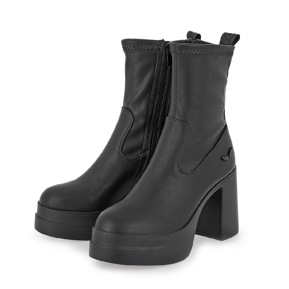 Γυναικεία Μποτάκια Μαύρα Dragon & Blaze  V319Α9175001 Collection FW 2025