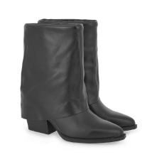 Δερμάτινα Γυναικεία Μποτάκια Μαύρα Carla Cortez  V316W3804002 Collection FW 2025 2