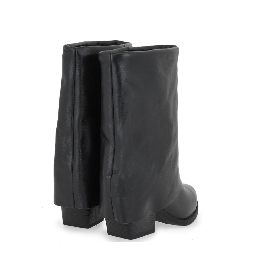 Δερμάτινα Γυναικεία Μποτάκια Μαύρα Carla Cortez  V316W3804002 Collection FW 2025