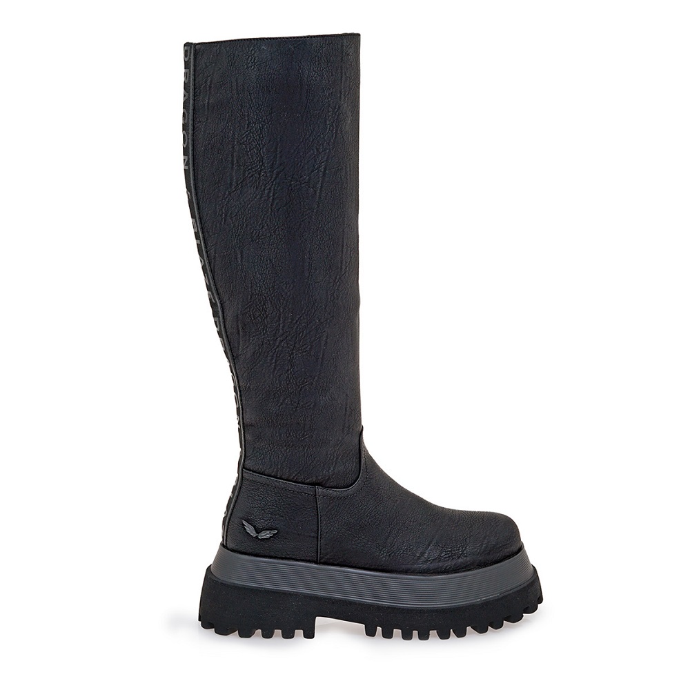 Γυναικεία μπότα σε μαύρο χρώμα Dragon & Blaze V254R4593001 Collection FW 2025