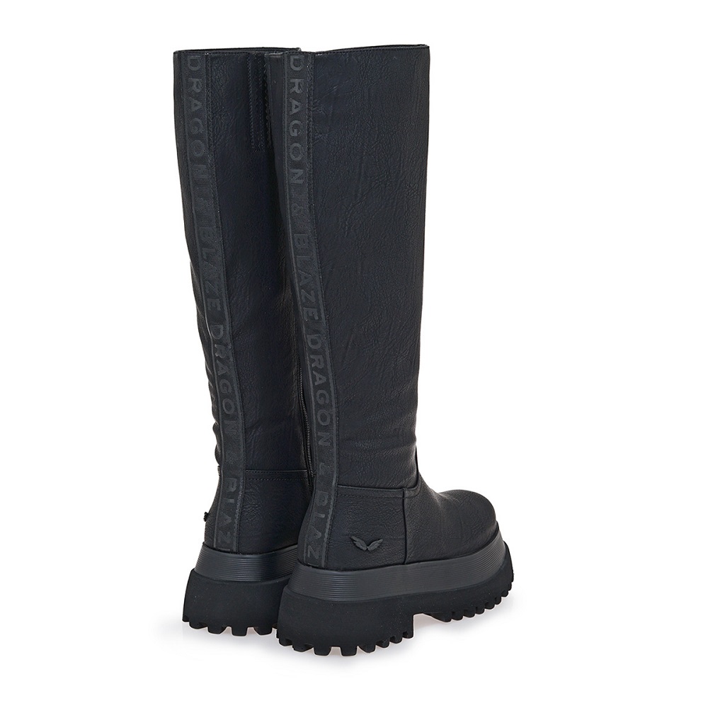 Γυναικεία μπότα σε μαύρο χρώμα Dragon & Blaze V254R4593001 Collection FW 2025