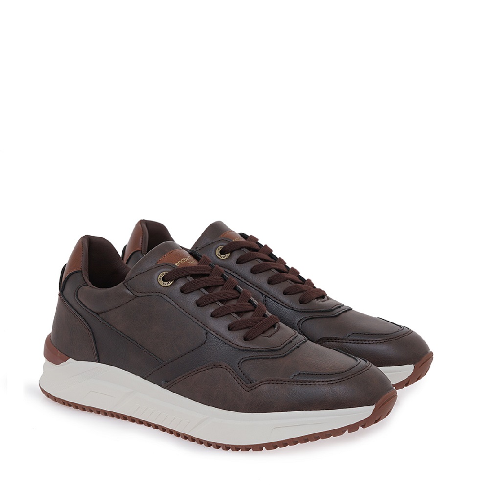 Ανδρικό sneaker σε καφέ χρώμα Renato Garini  V570010029S1  Collection FW 2025