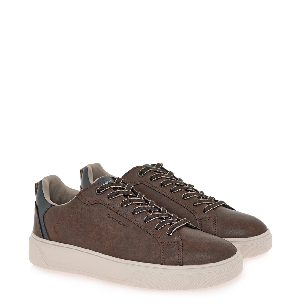 Ανδρικό sneaker σε καφέ χρώμα Renato Garini  V589S608284D  Collection FW 2025