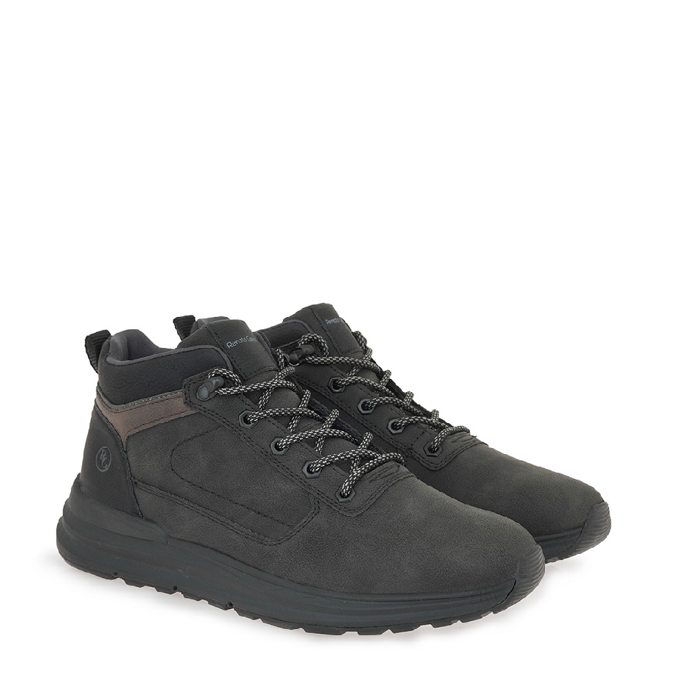 Ανδρικό μποτάκι σε μαύρο χρώμα Renato Garini  V589S6271001