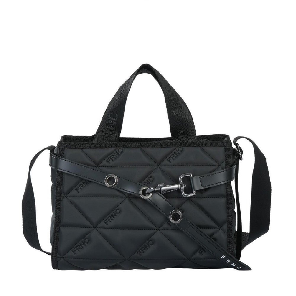 Γυναικεία Τσάντα Ώμου Μαύρη FRNC  4153 ΒLΚ Collection FW 2025