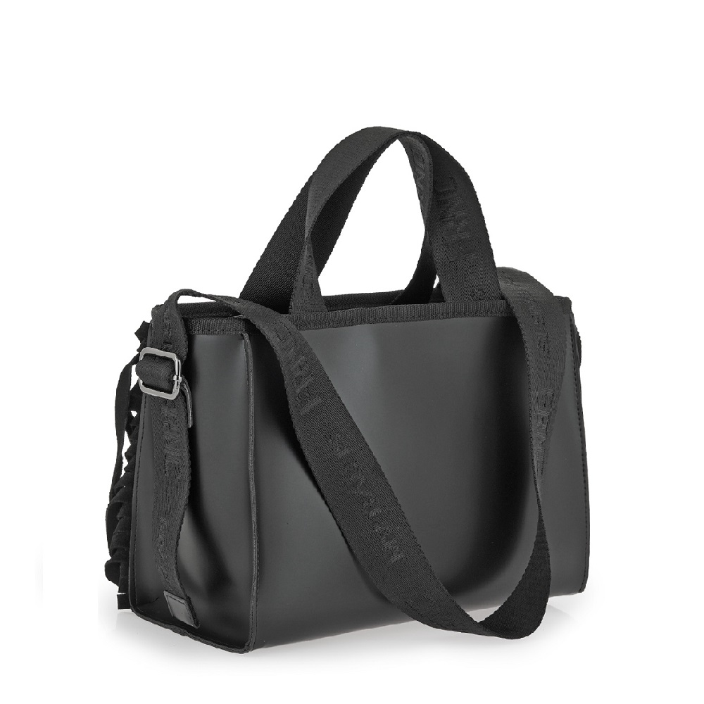 Γυναικεία Τσάντα Ώμου Μαύρη FRNC 6039 BLK